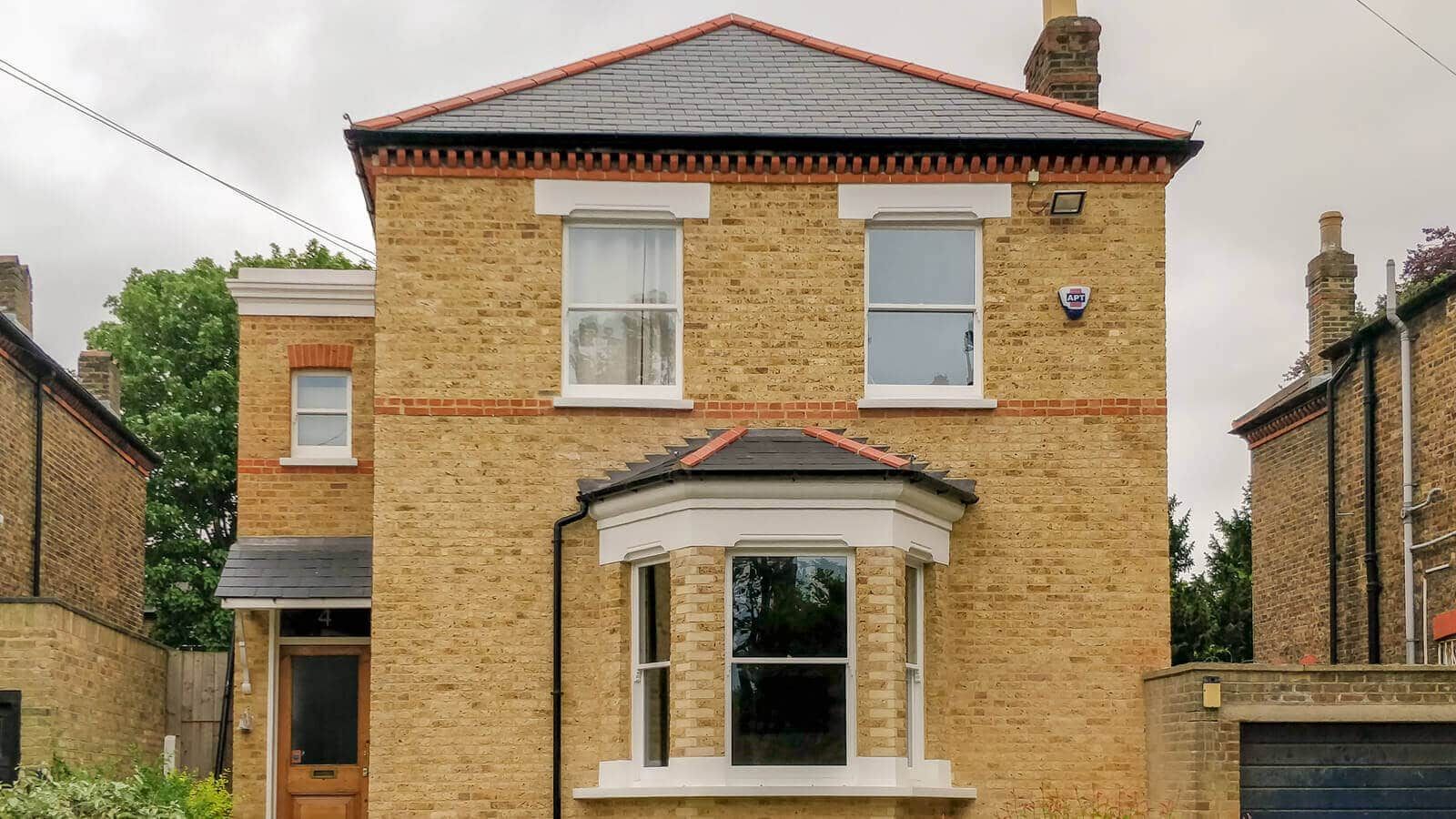 Fully repointed London-stock brick house in Essex